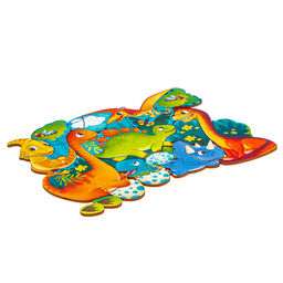 Рамка - вкладыш «Прогулка с динозаврами», 20 деталей