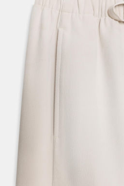 WIDE-LEG TROUSERS WITH ELASTIC WAISTBAND - Zara фото 10