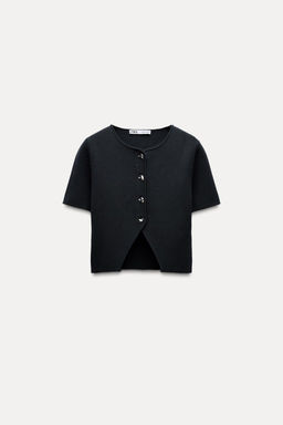KNIT CROP TOP - Zara фото 4