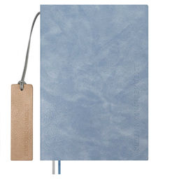 Ежедневник учителя арт. 68818 / 10 ШЕВРЕТ ГОЛУБОЙ (кожзам: А5+; мягкий переплёт, запаянный край, ма