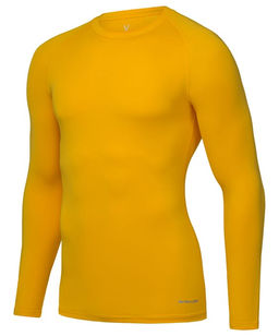 Футболка компрессионная с длинным рукавом Jogel PerFormDRY Baselayer Tee LS 2, желтый фото 2
