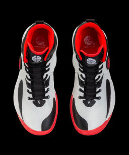 Кроссовки баскетбольные JOGEL Launch MID, White/black/red