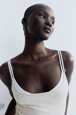 Top de tirantes en microfibra - H&m фото 2