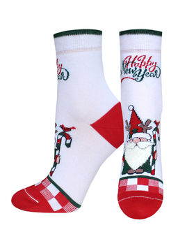 Цена за 2 пары. Носки новогодние БЕЛЫЙ