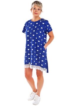 Платье Устина сердце синее - Марлен фото 2