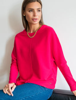 VILATTE / Джемпер из плотного полотна в рубчик