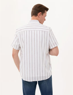 Lacivert Comfort Fit K_sa Kollu G_mlek - Pierre cardin фото 5