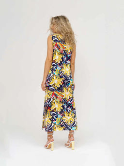 Сарафан женский, цвет синий желтый