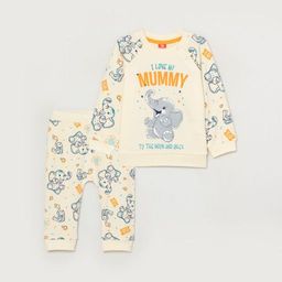 CRB wear/CWNB 90047-21-285 Комплект для мальчика (джемпер, брюки), экрю/Ex.Cherubino  фото 4