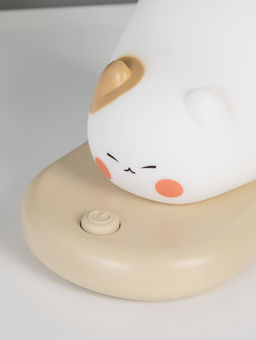 Ночник "Котёнок на коврике" LED 3Вт 5V USB АКБ 9х15х13,2 см