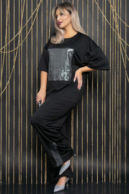 Костюм Наедине со всеми (черный) К12069 - Lt collection фото 5