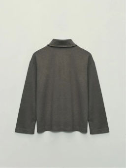 Джемпер на молнии с отложным воротником / Zarina  фото 7