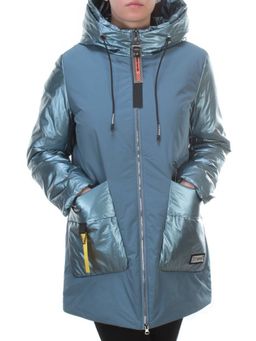 BM-926 GRAY/BLUE Куртка демисезонная женская АЛИСА (100 гр. синтепон) - Fashion фото 2