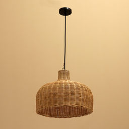 Светильник потолочный из ротанга «Стефан», 1×120 Вт, Е27, 40×40×30 см