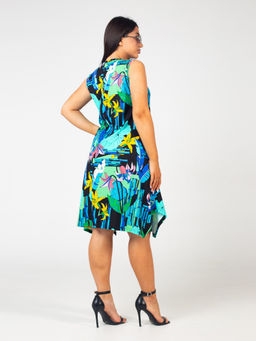 Сарафан женский кулирка ОЛИВИЯ БИРЮЗА - Domtrik фото 4