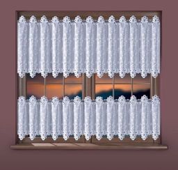 Метраж,
арт. 763009/50, сверху - петельки для продевания гардинной штанги диаметром до 2 см, цвет БЕЛЫЙ