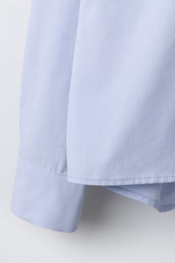 POPLIN SHIRT WITH POCKET - Zara фото 4
