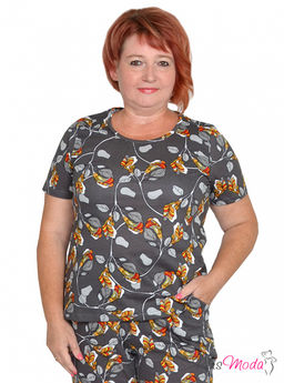 Футболка Модель №1342 размеры 44-84 - Plusmoda фото 5