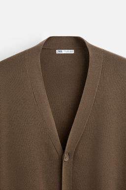 TEXTURED COTTON CARDIGAN - Zara фото 8