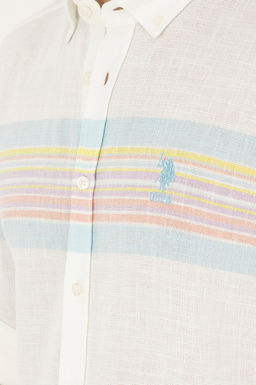 Мужская мятная рубашка с длинным рукавом Неожиданная скидка в корзине - U.s. polo assn фото 7