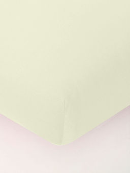 Простыня трикотажная на резинке - Молоко 180х200х20