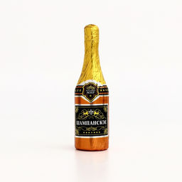 Цена за 2 шт. Шоколадная фигурка новогодняя Шампанское, МИКС, 40 г