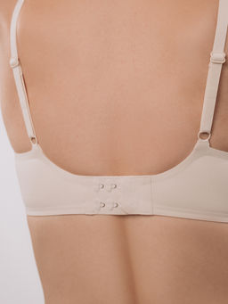 Бюстгальтер Indefini 5063WXY бесшовный молочный фото 5