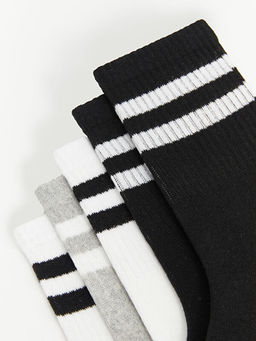 ?izgili Erkek Soket ?orap 5li