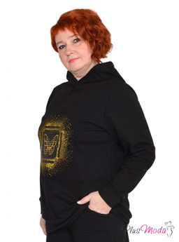 Толстовка Модель №1177 размеры 44-84 - Plusmoda фото 4