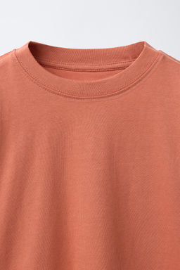 BASIC MEDIUM WEIGHT T-SHIRT - Zara фото 4