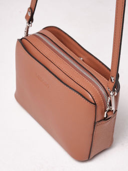 Сумка на плечо кросс-боди Deboro 30848 коричневый камень