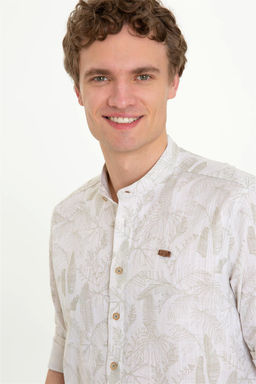 U. S. Polo Assn Мужская рубашка цвета хаки с длинным рукавом - U.s. polo assn фото 9