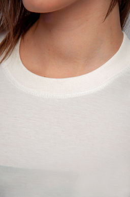 Арт. 31110 Футболка женская 44-52 (5 шт) Цвет:молочный - Калинка фото 11