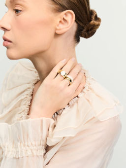 Набор колец с эпоксидной смолой / Zarina  фото 6