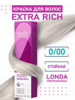Стойкая краска 0/00 Mix чистый тон LondaColor