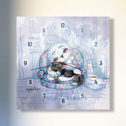 "Любимый котик" Часы №31
