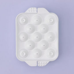Форма для льда «Сфера», 16×12 см, 13 ячеек, цвет белый