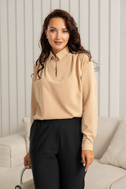 Блузка ТБ-102 бежевый - Angelika фото 3