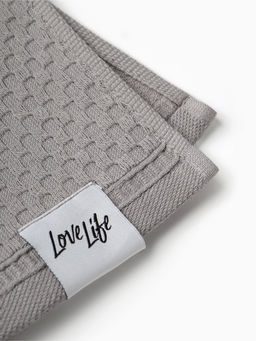Полотенце махровое LoveLife «Ордос» 50×80 см, 100% хлопок, 430 г/м², серое