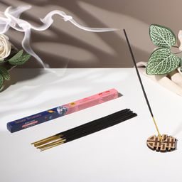 Цена за 4 шт. Благовония «Зодиак ТЕЛЕЦ», аромат роза, 8 палочек