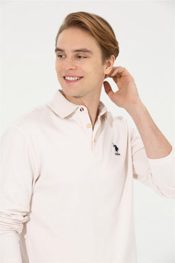 U. S. Polo Assn / Мужской свитшот цвета экрю - U.s. polo assn фото 8
