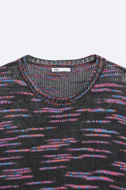 BUKUMLU DOKULU TRIKO T-SHIRT - Zara фото 9