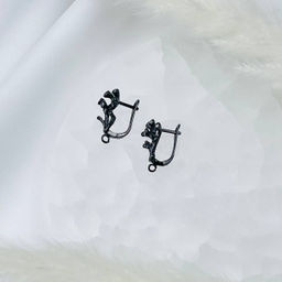 Швензы для сережек с Фианитами керамические