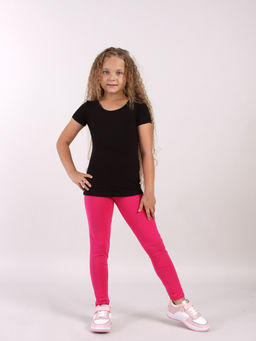 CRB wear / CWKG 70516-46 Брюки модель "легинсы" для девочки,фуксия/Ex.Cherubino