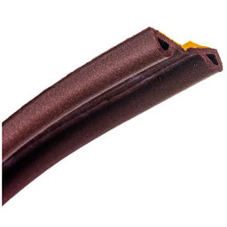 Уплотнитель резин.самокл.Р-проф. коричневый 9х5.5ммх100м