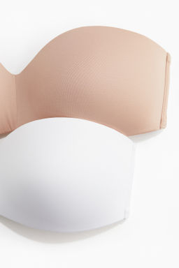 Pack de 2 sujetadores bandeau de microfibra - H&m фото 3