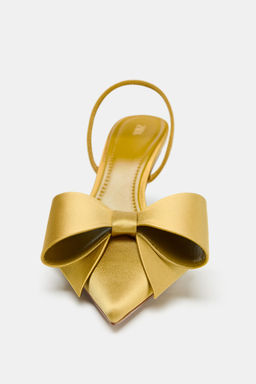 SATIN-EFFECT SLINGBACK SHOES - Zara фото 13