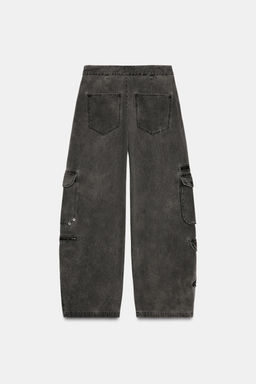 ZW COLLECTION BALLOON CARGO TROUSERS - Zara фото 3