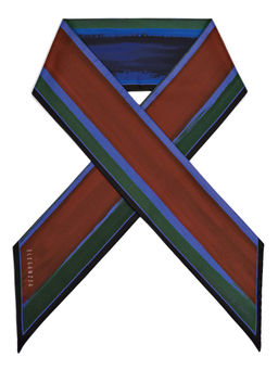 Шарф жен. шелк 10х125 E04-8504-12