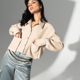 Рубашка, Современная индивидуальность (beige) - Charutti фото 3